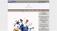 Desktop Screenshot of noteblu.com